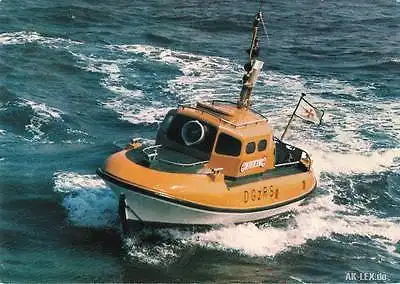 Strandrettungsboot Gesina Ansichtskarte Bundeswehr 1978