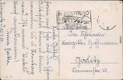 Ansichtskarte Liegnitz Legnica Scherzkarte, Gurkenstadt - Frau 1918