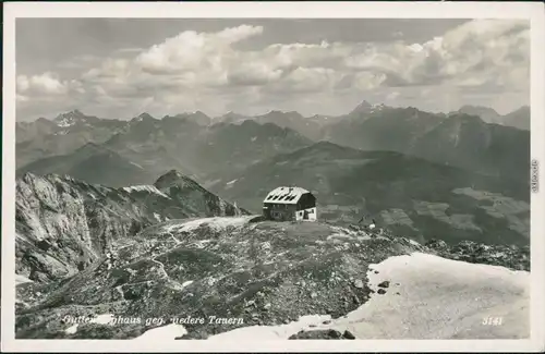 Ansichtskarte Ramsau am Dachstein Guttenberghaus gegen vedere Tauern 1932