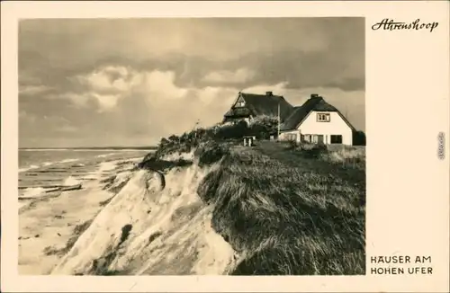 Ansichtskarte Ahrenshoop Strand mit Dünen und Häusern 1969