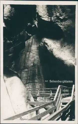 Ansichtskarte Weißbach bei Lofer Seisenbergklamm 1932