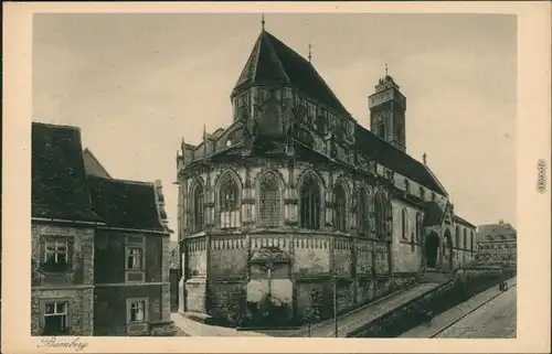 Ansichtskarte Bamberg Obere Pfarrkirche 1929