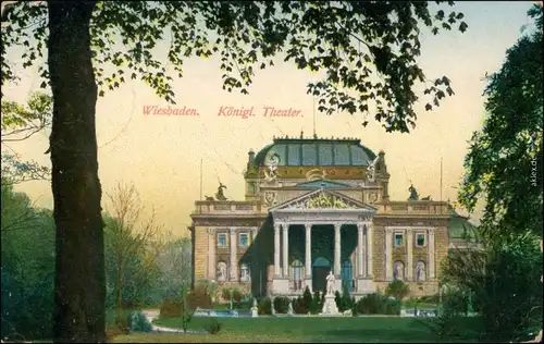 Wiesbaden Hessisches Staatstheater (königliches Hoftheater) 1917