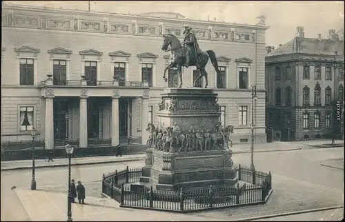Berlin Palais Kaiser Wilhlem und Denkmal Friedrich des Großen 1919