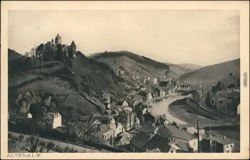 Ansichtskarte Altena Panorama-Ansicht 1915