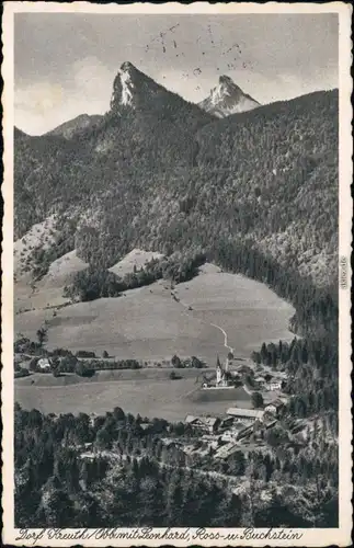 Ansichtskarte Kreuth Blick auf den Ort 1938