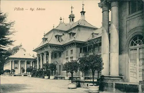 Ansichtskarte Pillnitz Schloss Pillnitz 1913