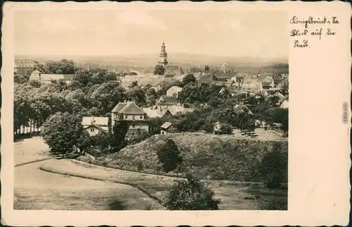 Ansichtskarte Königsbrück Panorama b Kamenz 1935