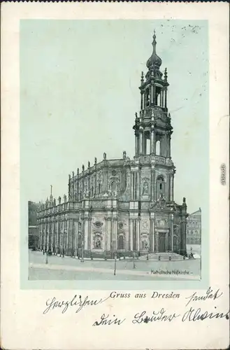 Altstadt-Dresden Hofkirche Dresden / Kathedrale Sanctissimae Trinitatis 1912