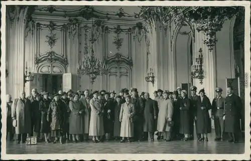 Hietzing (Lainz)-Wien Schloss Schönbrunn - Gruppenfoto - Besucher 1938 