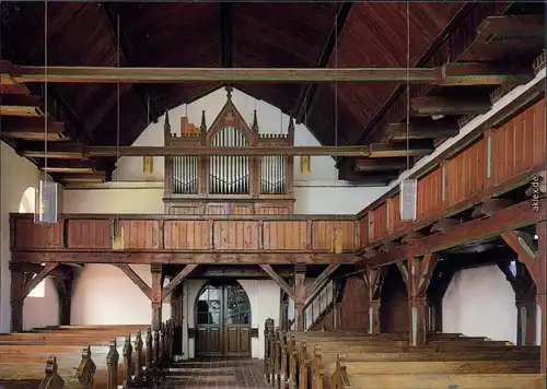 Ansichtskarte Koserow Ev. Kirche - Blick zur Orgel 2005