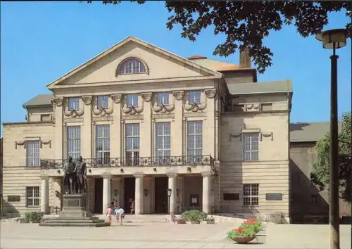 Ansichtskarte Weimar Deutsches Nationaltheater 1977