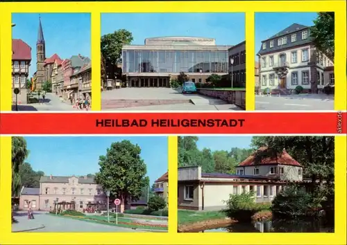 Heilbad Heiligenstadt Am Berge,  Rathaus Bahnhof  1980