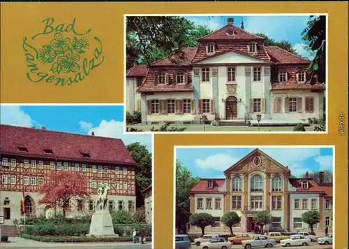 Bad Langensalza Klubhaus der Kurverwaltung, Heimatmuseum, Kulturhaus 1981
