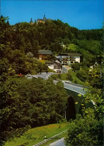 Ansichtskarte Lauenstein-Ludwigsstadt Burg x 1999