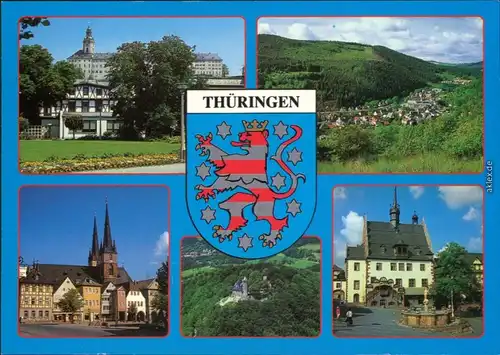 Thüringen Heidecksburg, Sitzendorf, Burg Greifenstein, Pößnecker Rathaus 1999