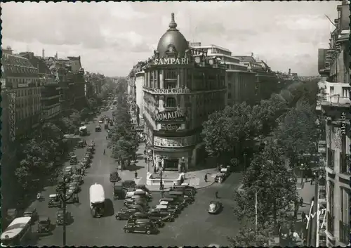 CPA Paris Boulevard des Italiens et Haussmann 1962