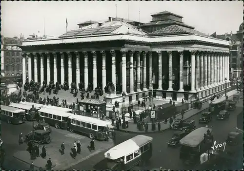 CPA Paris Palais de la Bourse des valeurs 1962