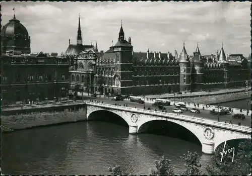 CPA Paris Pont au Change (Paris), Palais de Justice 1962