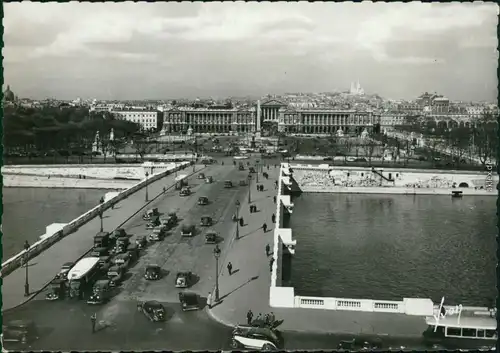 CPA Paris Place de la Concorde / Platz der Eintracht 1962 