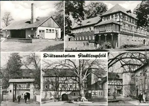 Ansichtskarte Stadtlengsfeld Diätsanatorium 1982