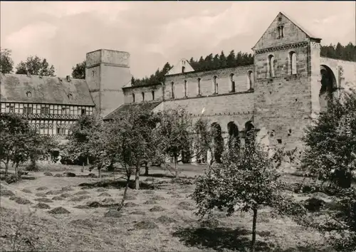 Ansichtskarte Paulinzella-Stadtilm Klosterruine 1972