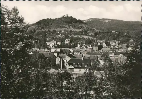 Ansichtskarte Bad Blankenburg Blick zum Greifenstein 1967