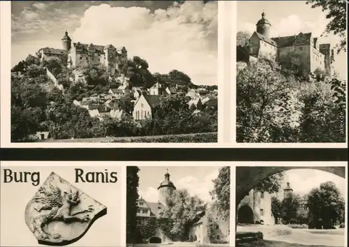 Ansichtskarte Ranis Burg Ranis 1970