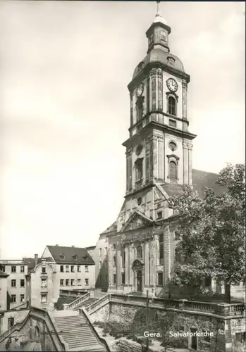 Ansichtskarte Gera Salvatorkirche 1971