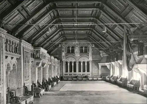 Ansichtskarte Eisenach Wartburg - Festsaal des Palas 1976