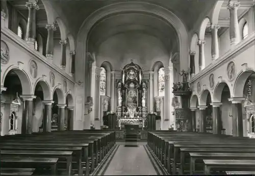 Ansichtskarte Heilbad Heiligenstadt Pfarr- und Klosterkirche St. Gerhard 1987