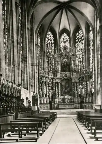 Ansichtskarte Erfurt Erfurter Dom - Hohes Chor, Hochaltar 1974