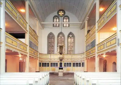 Ansichtskarte Arnstadt Johann-Sebastian-Bach-Kirche: Altarraum 2000