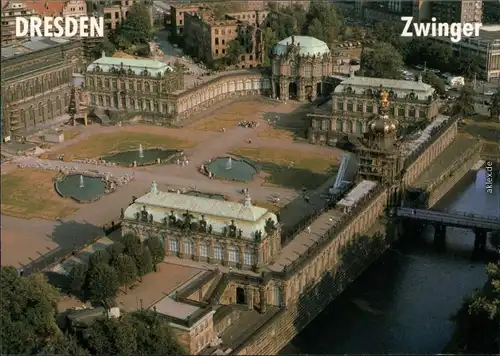 Ansichtskarte Innere Altstadt-Dresden Dresdner Zwinger 2000