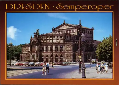 Ansichtskarte Innere Altstadt-Dresden Semperoper vv 1995