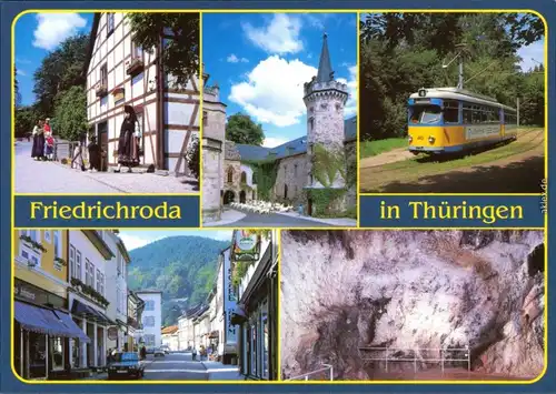 Friedrichroda Heimatstube, Schloss Reinhardsbrunn, Thüringerwaldbahn, Marienglashöhle 1995