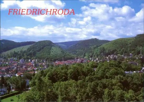 Ansichtskarte Friedrichroda Panorama-Ansicht 2000