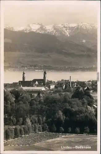 Ansichtskarte Lindau (Bodensee) Panorama-Ansicht 1941