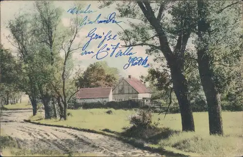 Ansichtskarte  Dorfpartie - Künstlerkarte 1910 