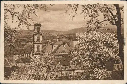 Ansichtskarte Saarbrücken Blick auf die Stadt 1935 