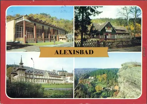 Alexisbad Harzgerode HO-Gaststätte Goldene Rose, Kinderkurheim Reichsbahn 1989