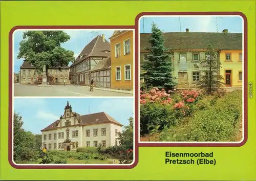 Pretzsch Bad Schmiedeberg Markt, Kinderheim Stadtbibliothek 1988