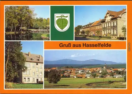 Hasselfelde Waldseebad, Breite Straße, FDGB-Erholungsheim Karl Marx 1987