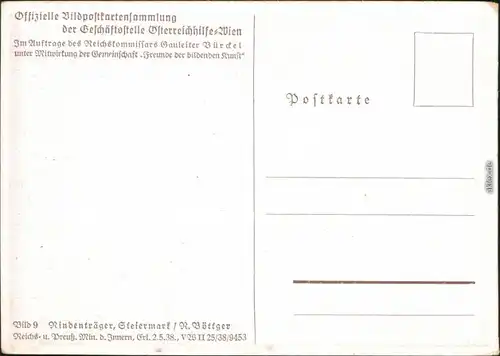 Ansichtskarte  Menschen / Soziales Leben - Arbeiter - Rindenträger 1935