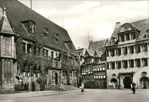 Ansichtskarte Quedlinburg Markt mit Rathaus 1976