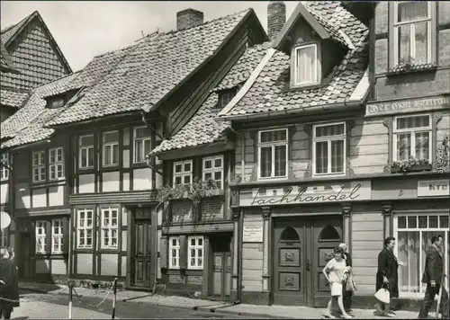 Ansichtskarte Wernigerode Kleinstes Haus der Stadt 1975