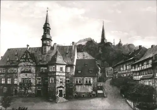 Ansichtskarte Blankenburg (Harz) Rathaus 1983