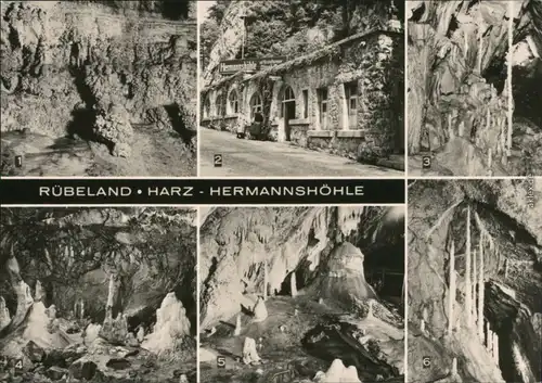 Ansichtskarte Rübeland Hermannshöhle 1973