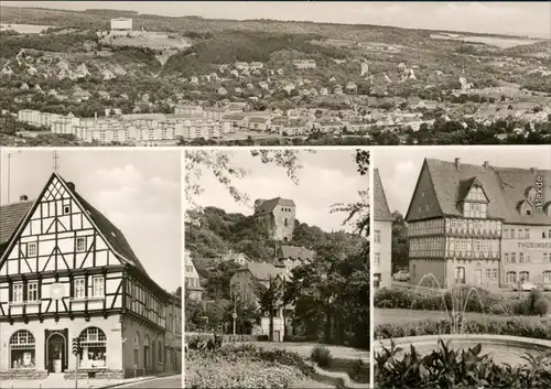 Bad Frankenhausen   Haus "Zum Schwan", Hausmannsturm, Anger, Apotheke 1977