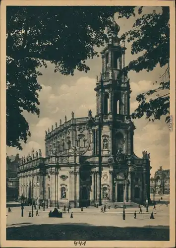 Altstadt-Dresden Hofkirche Dresden / Kathedrale Sanctissimae Trinitatis 1934